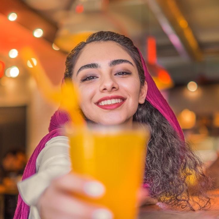 Portrait of Asha Raman, group coordinator and fusion cooking expert